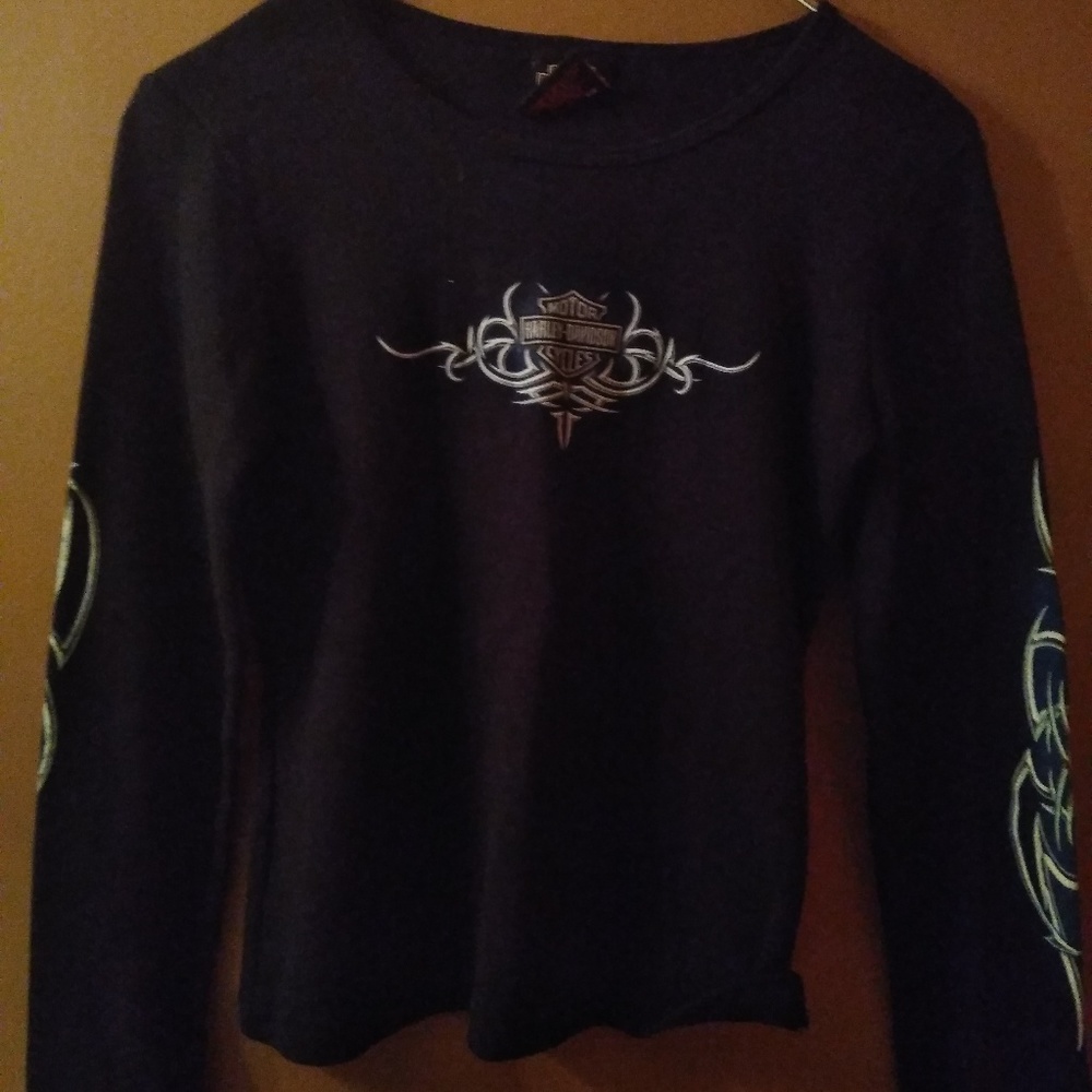 Harley davidson long sleeved t-shirt